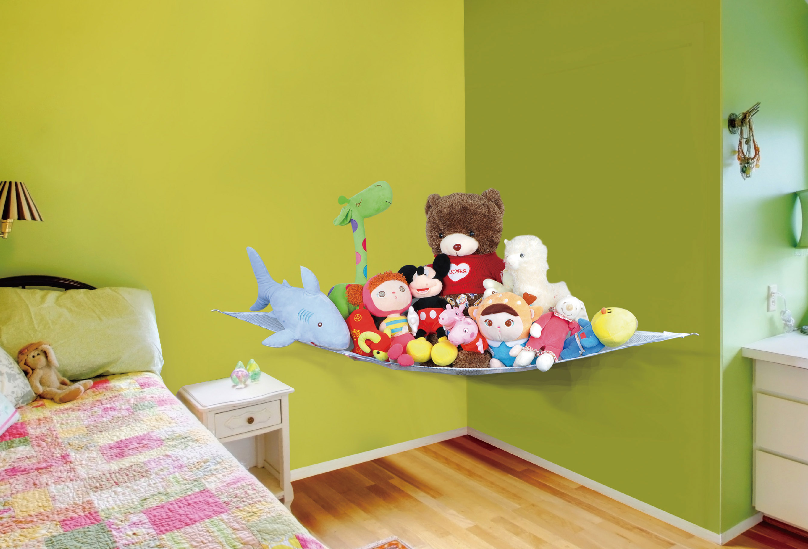 large stuffed animal hammock