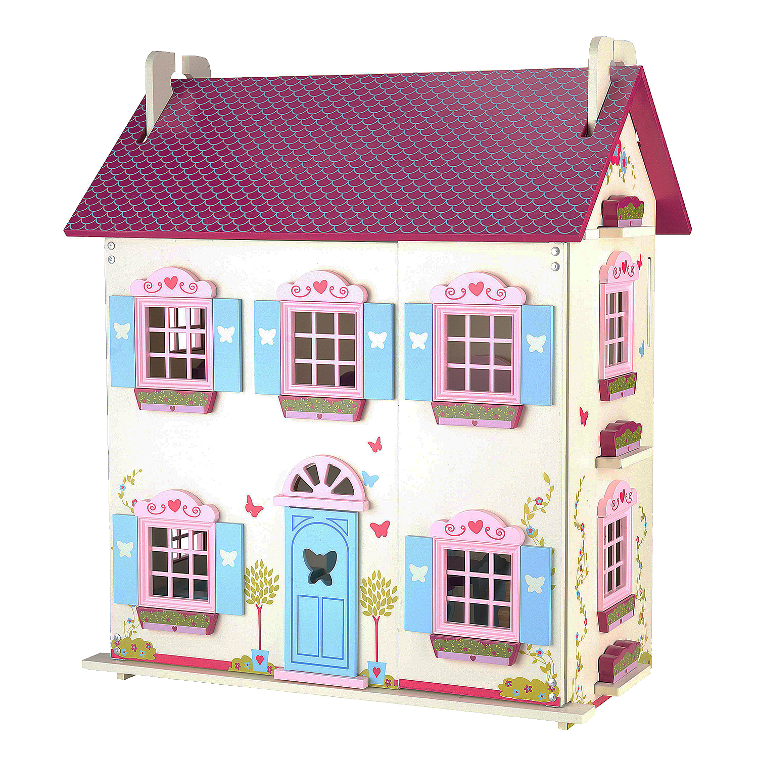 pink dolls house