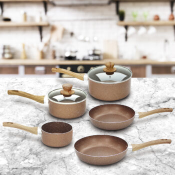 stone rose pan set