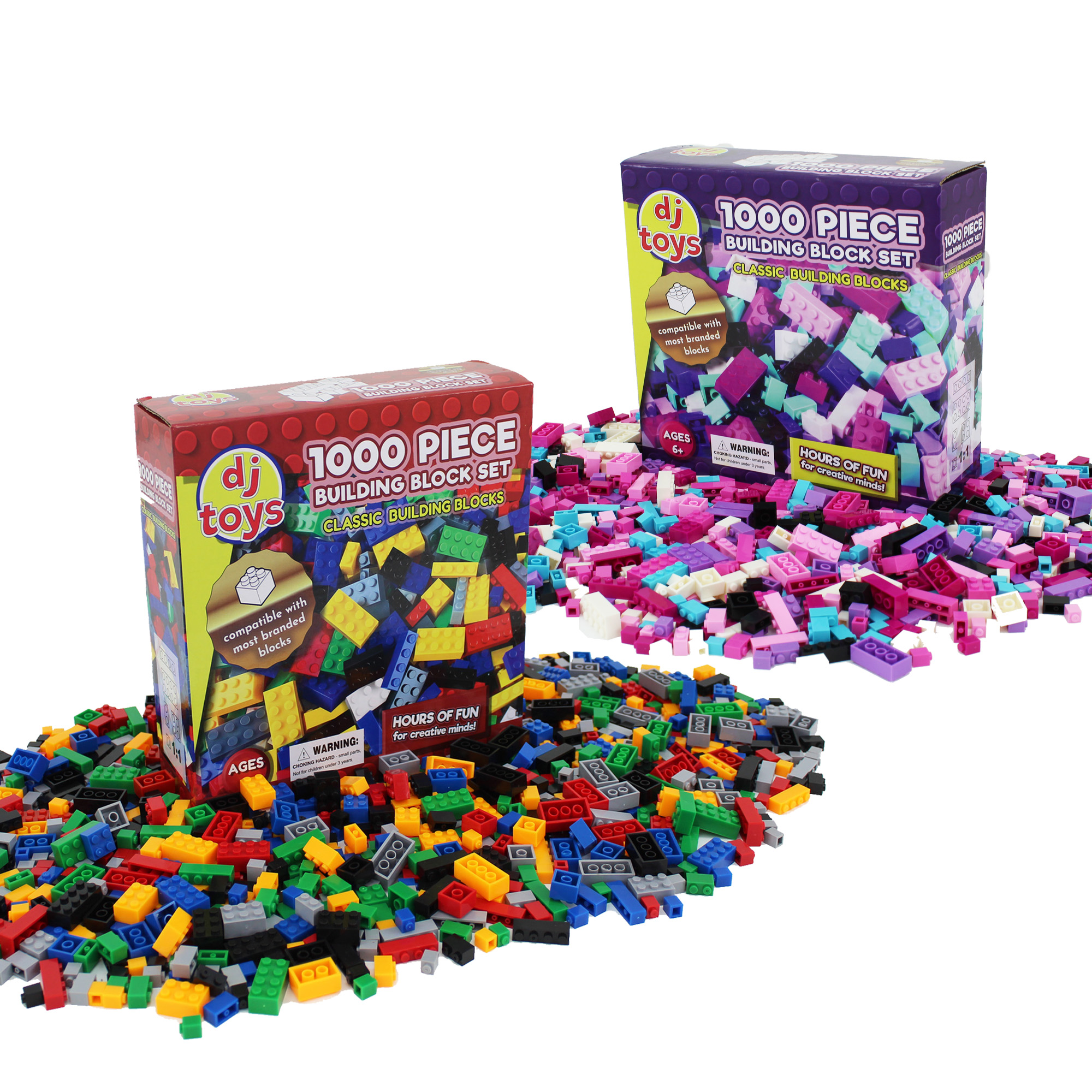 Kids 1000 Piece Building Bricks Daniel James Products