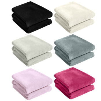 Luxury Faux Fur Throw Blanket - Single, Double or King Size
