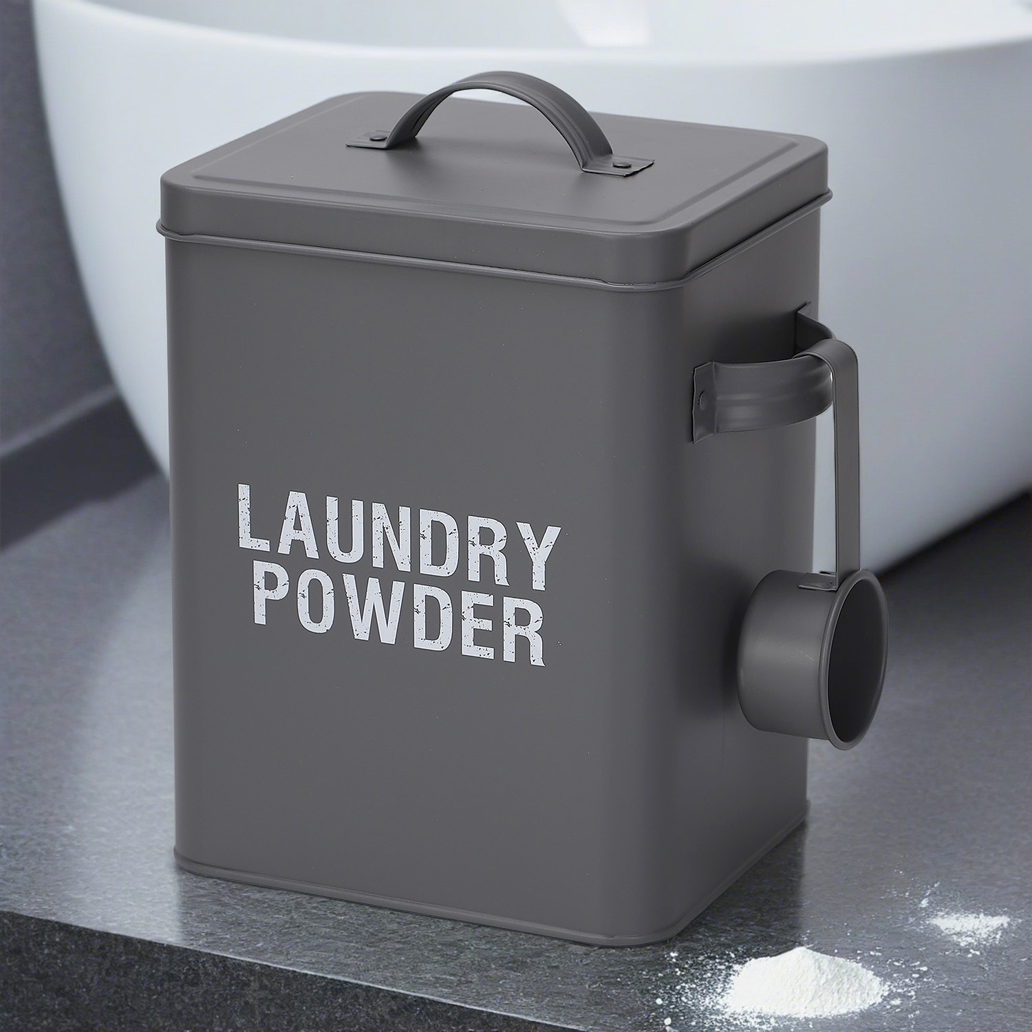 Laundry powder container hotsell