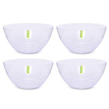 Pack of 4 Plastic Swirl Bowls by Alex Nash