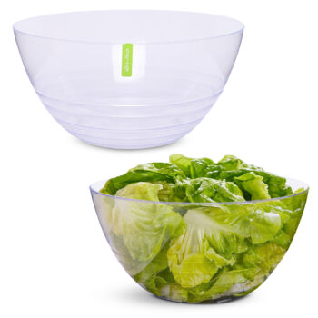 Large Plastic Swirl Serving Salad Bowl by Alex Nash
