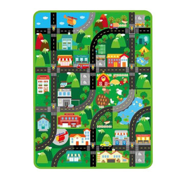 Large 'My Town' Road Map Play Mat Set