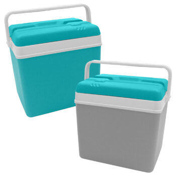 Insulated Cooler Ice Box - Grey or Turquoise | 15, 24 or 35 Litre
