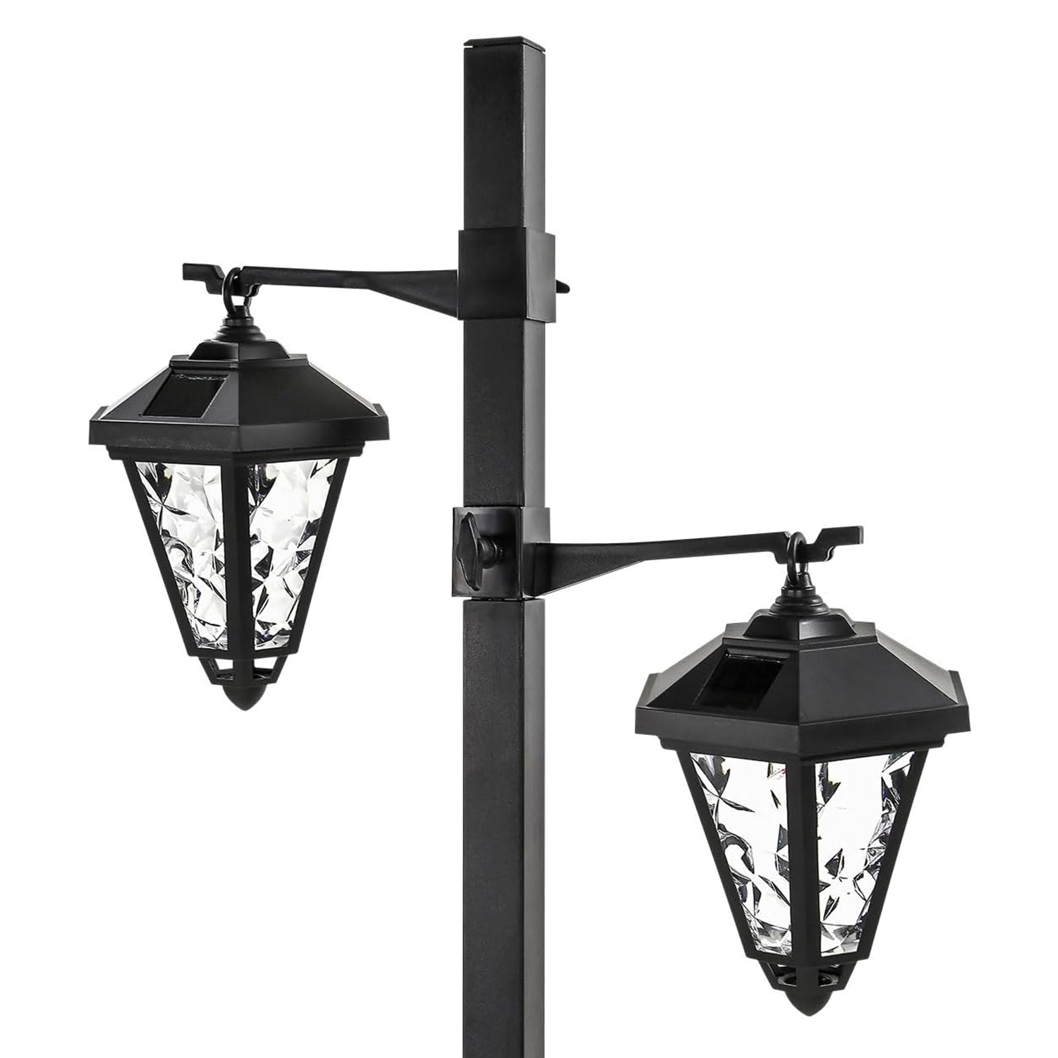 Solar Lamp Post Light Heavy Duty Cast Aluminum Solar Post Light Outdoor