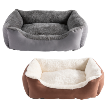 Soft Fleece Pet Bed for Dogs & Cats - Choose Your Size & Colour