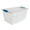 STASH'D 50L Click N Store Plastic Storage Box with Secure Lid – Stackable Organiser for Home, Office & Garage