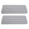 Grey Replacement Microfibre Cloths for Spray Mop by The Cleaning Expert