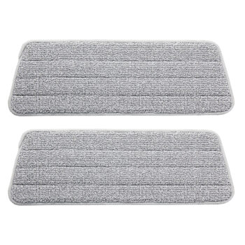 Grey Replacement Microfibre Cloths for Spray Mop by The Cleaning Expert