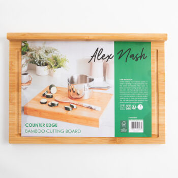 Bamboo Counter Edge Chopping Board Non-Slip Worktop Saver by Alex Nash