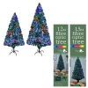 Fibre Optic Multi Coloured Pre-Lit Christmas Tree - 120cm or 150cm