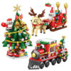 Set of 3 Christmas Building Block Sets- 1100+ Pieces