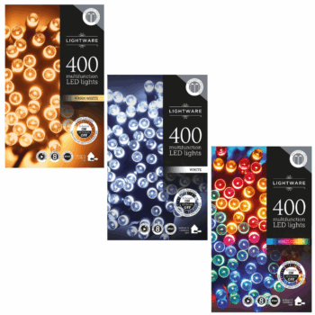 400 LED Christmas String Lights