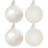 Pack of 4 Glass Christmas Baubles