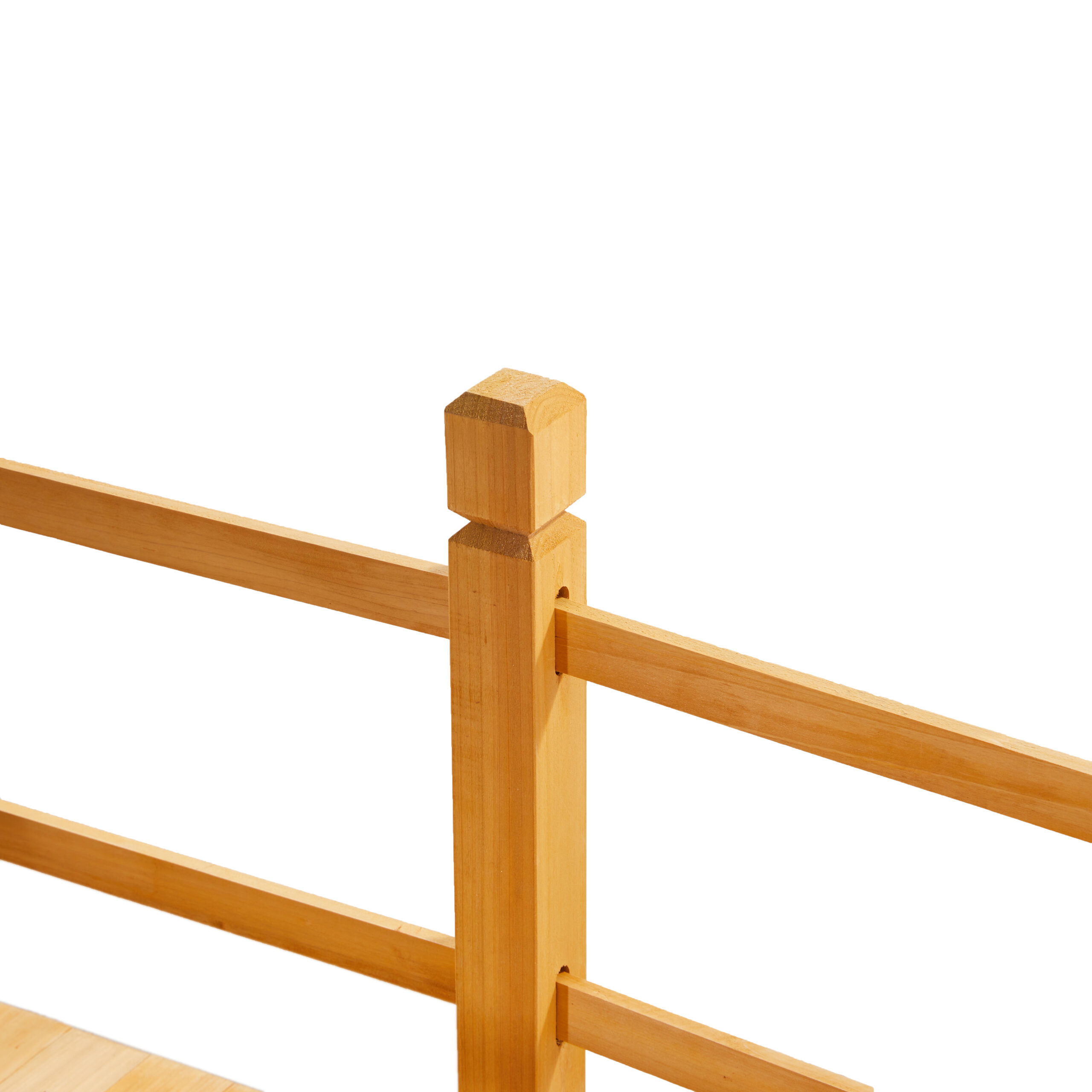 Wooden Garden Bridge with Handrails – Decorative Outdoor Footbridge - Image 9