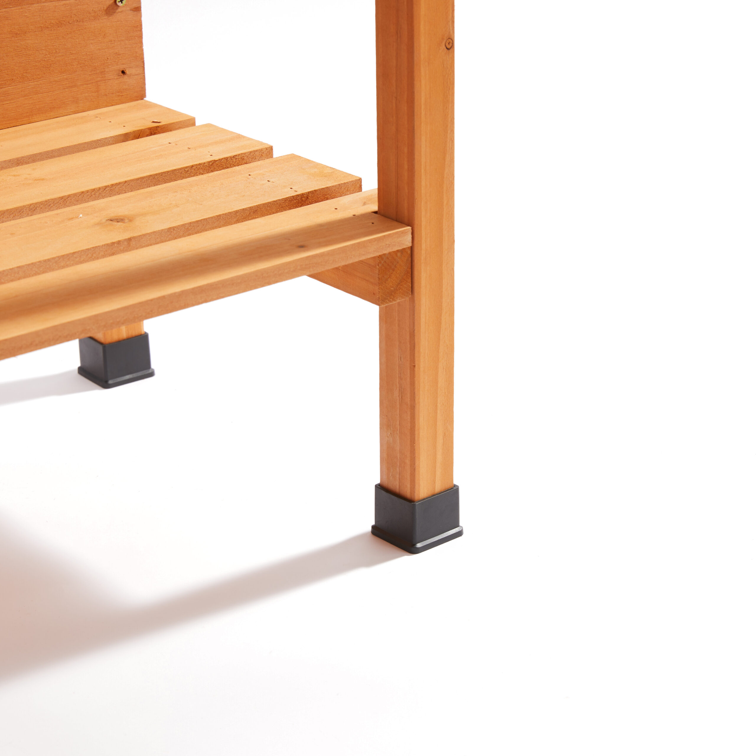 Wooden Potting Table with Galvanised Worktop – 3 Tier Garden Workbench - Image 7